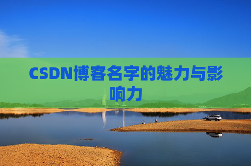 CSDN博客名字的魅力与影响力
